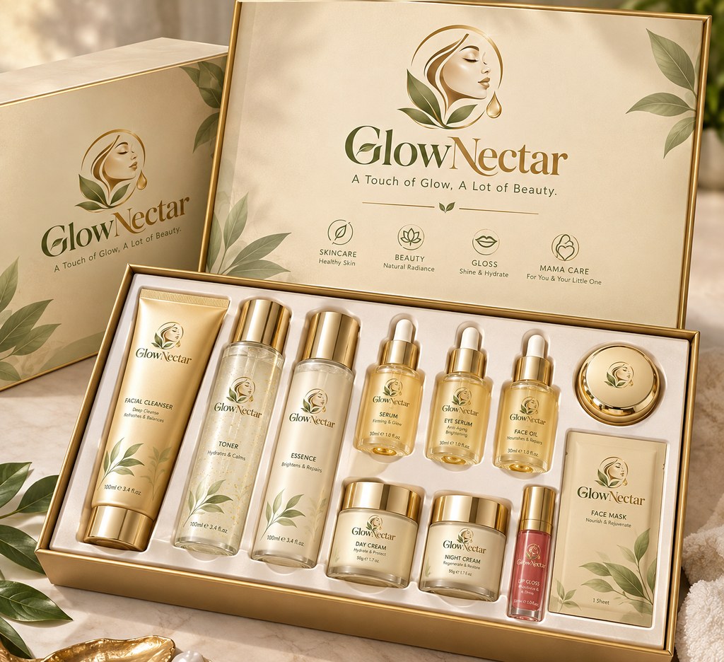 GlowNectar Luxury Golden Glow Facial Set