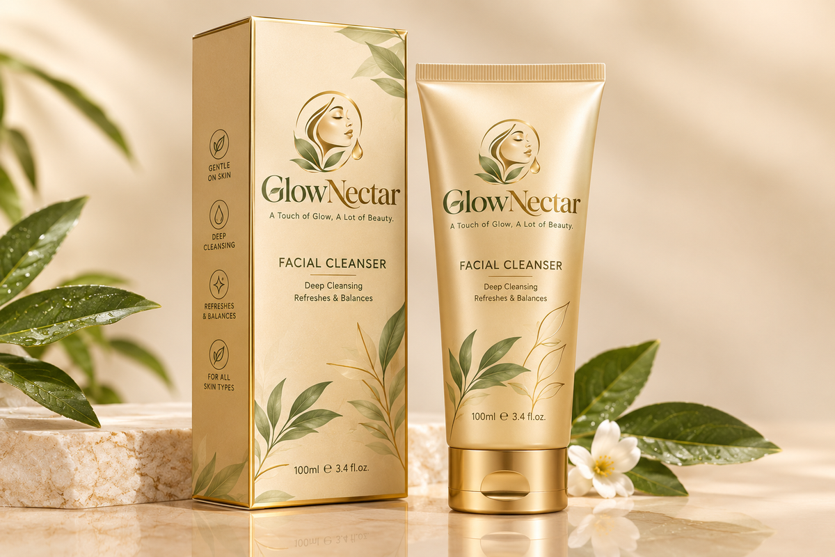 GlowNectar Luxury Golden Glow Facial Set