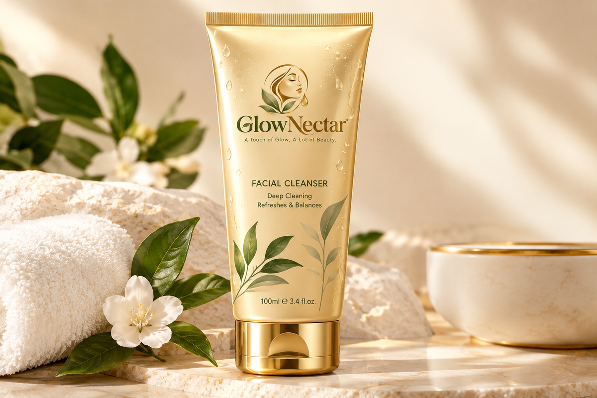 GlowNectar Luxury Golden Glow Facial Set